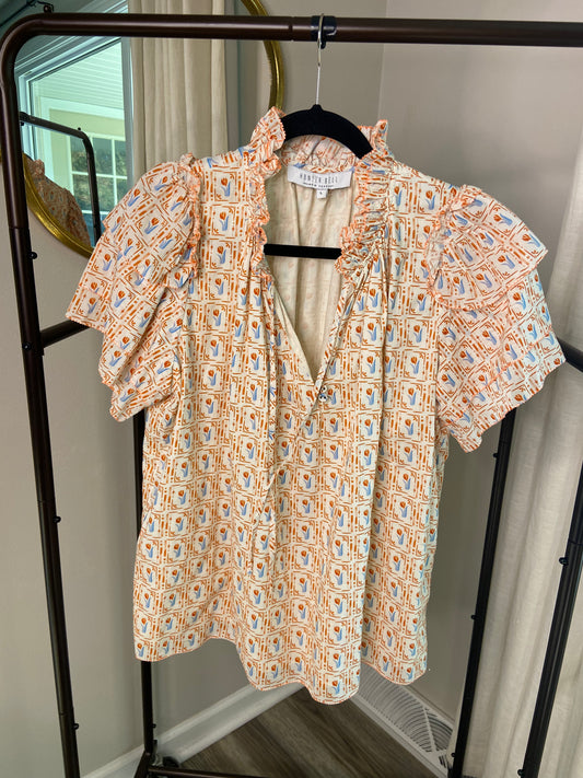 Hunter Bell Millie Tulip Top size L