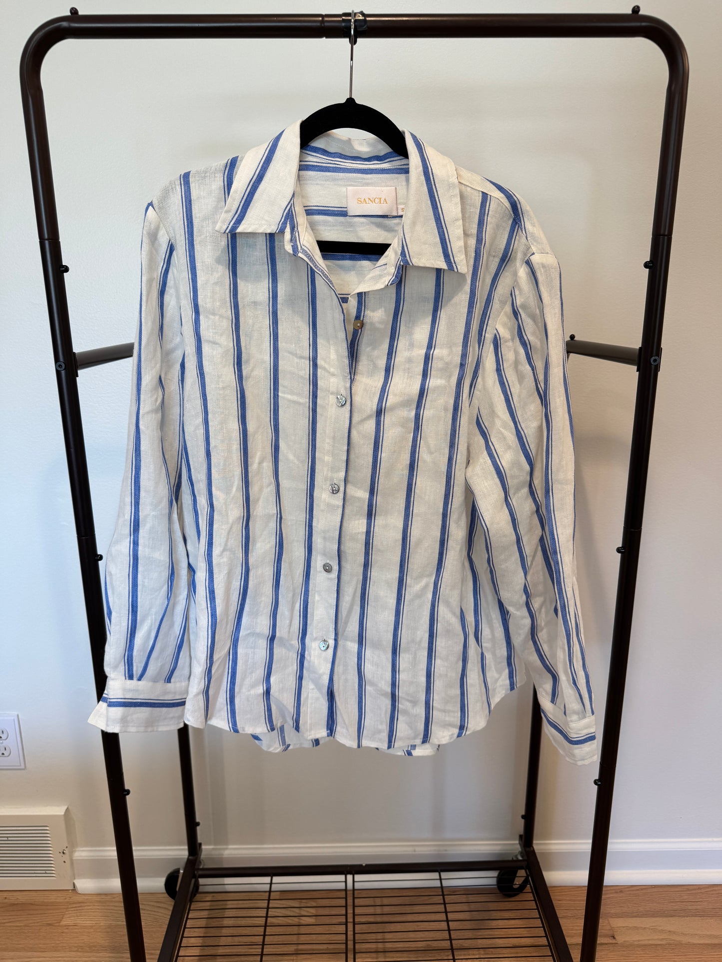 Sancia Salma Shirt in Riveria Stripe size S