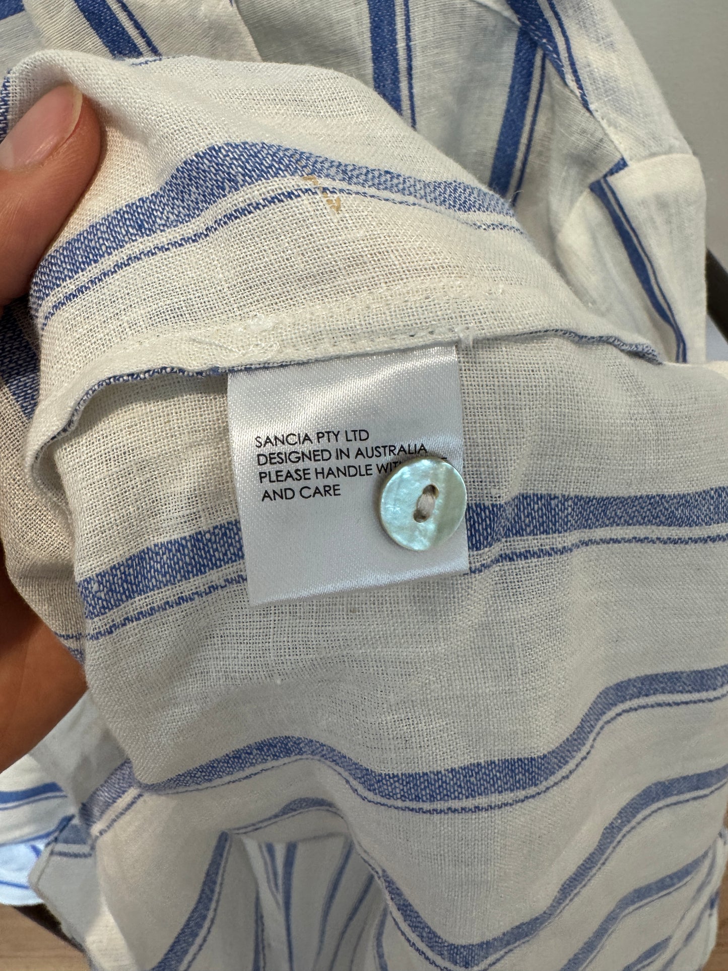 Sancia Salma Shirt in Riveria Stripe size S