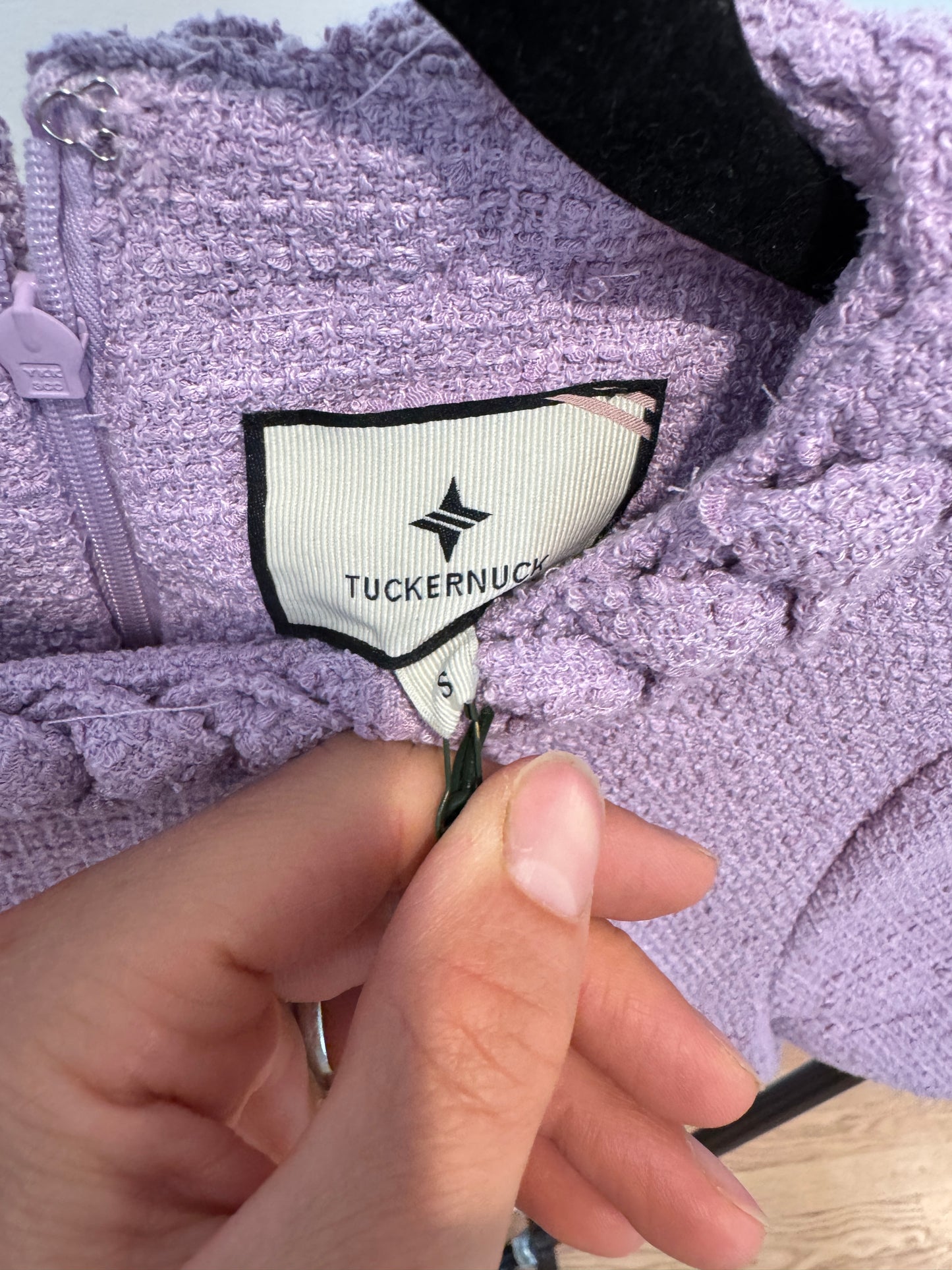 Tuckernuck Tweed Jackie Dress in Lilac size S