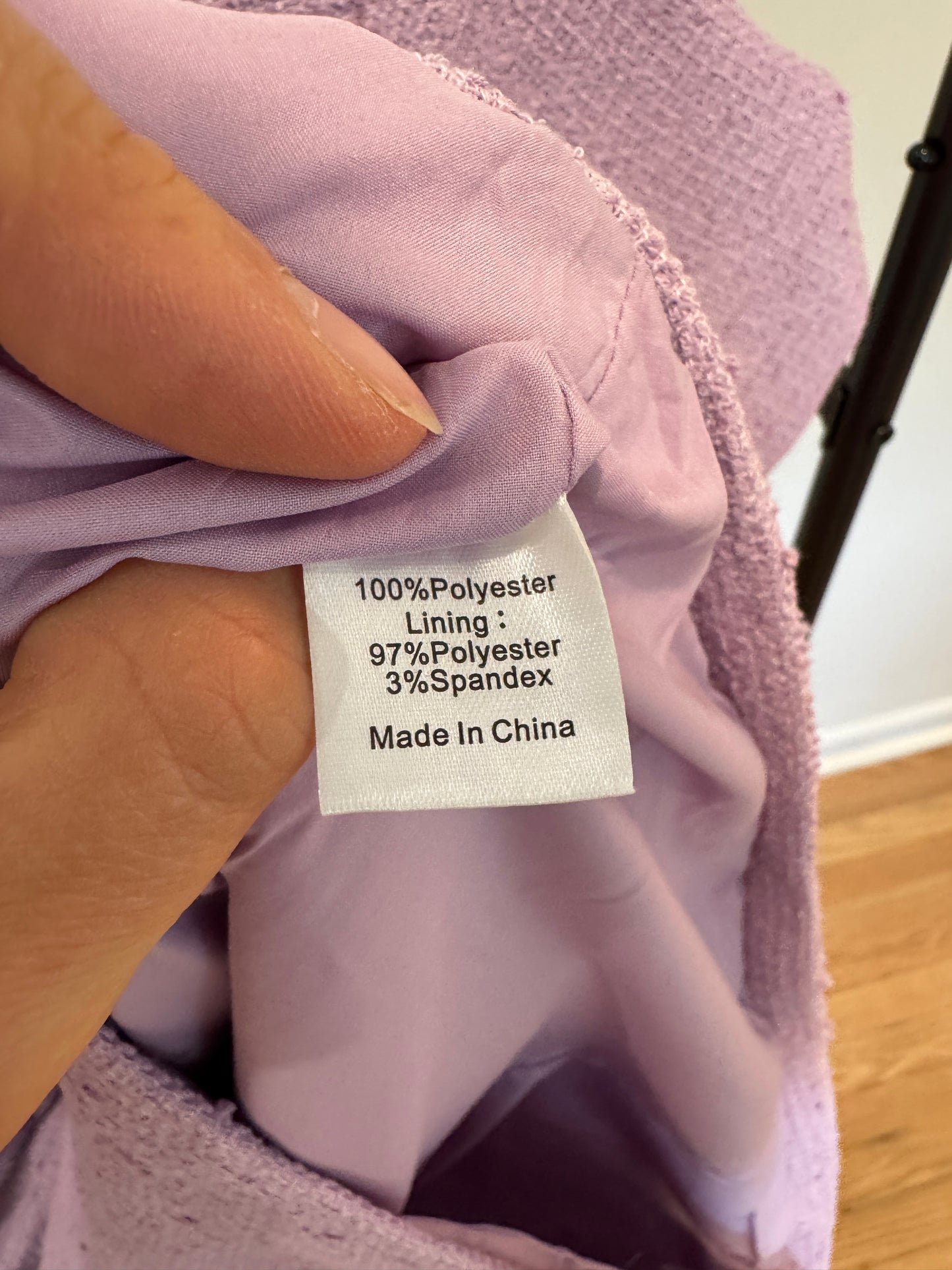 Tuckernuck Tweed Jackie Dress in Lilac size S