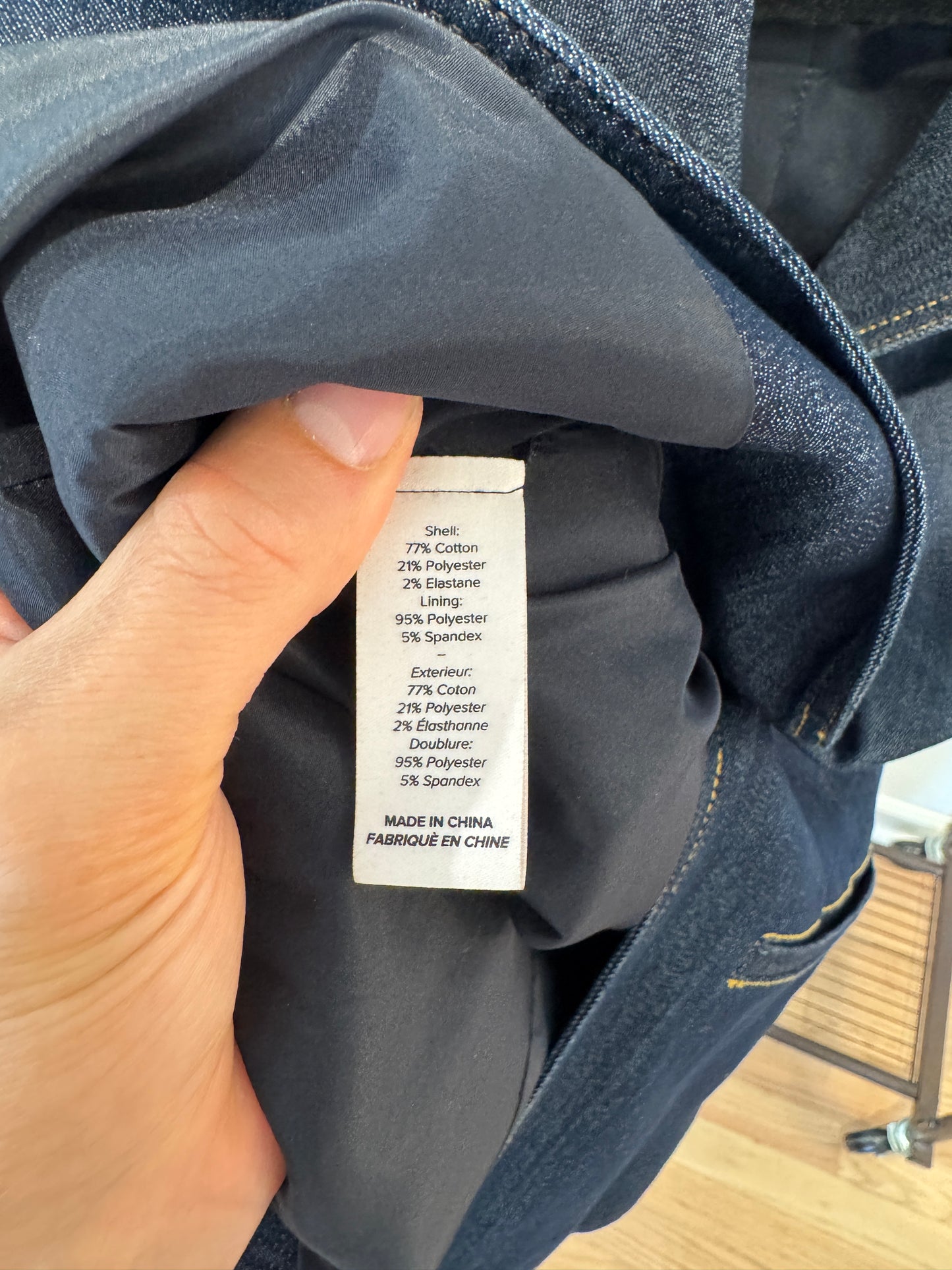 Cinq a Sept Denim Khloe Blazer in Indigo size 00
