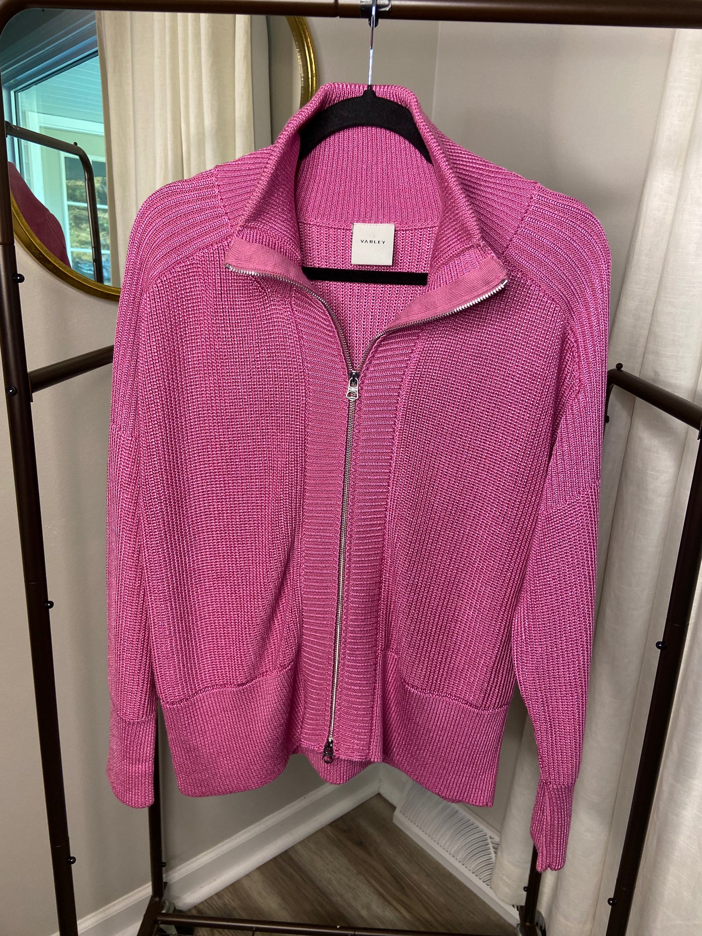 Varley Whitney Pink Jacket size M