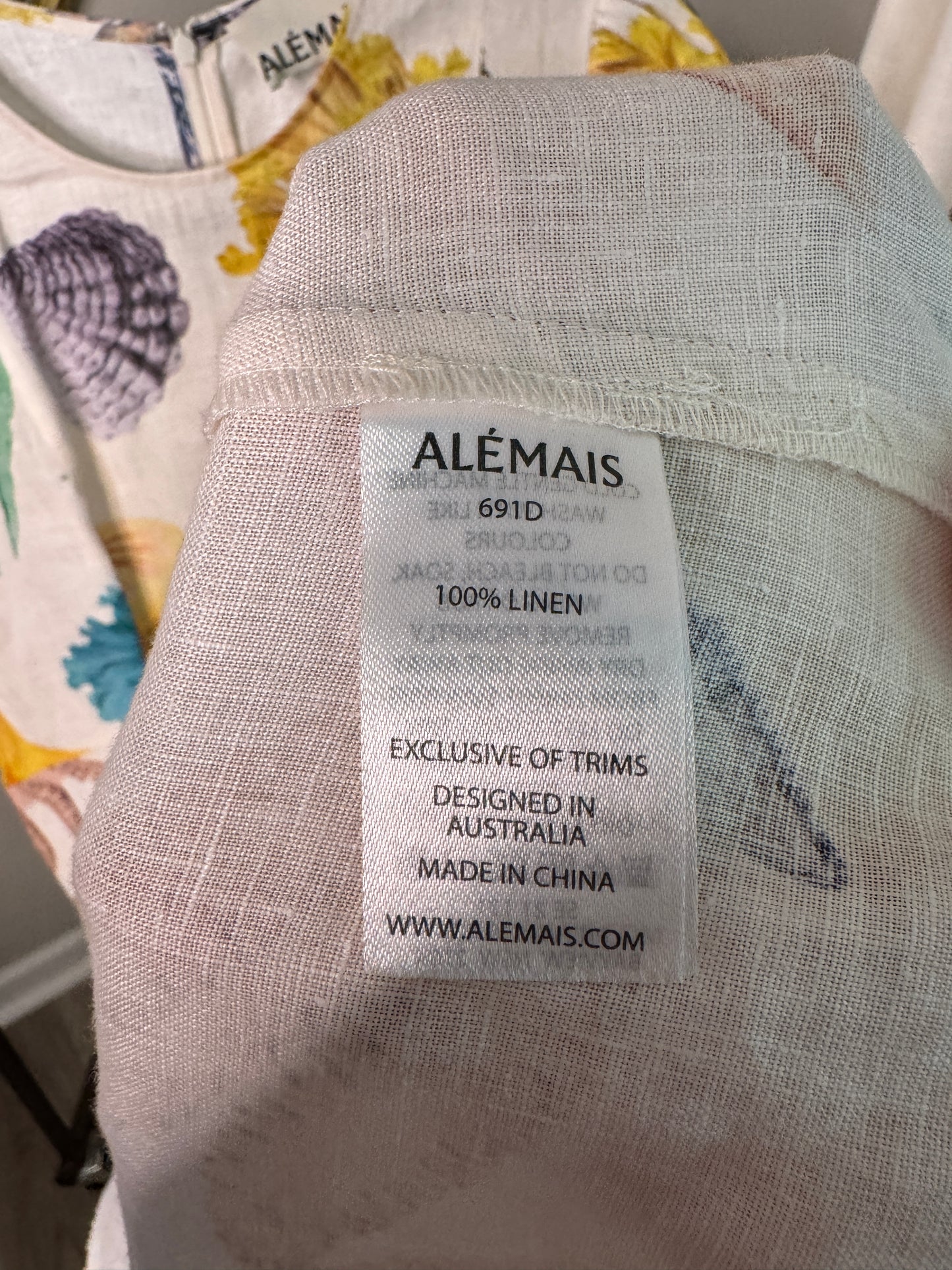 ALEMAIS Adella Atlantis Dress size US 8