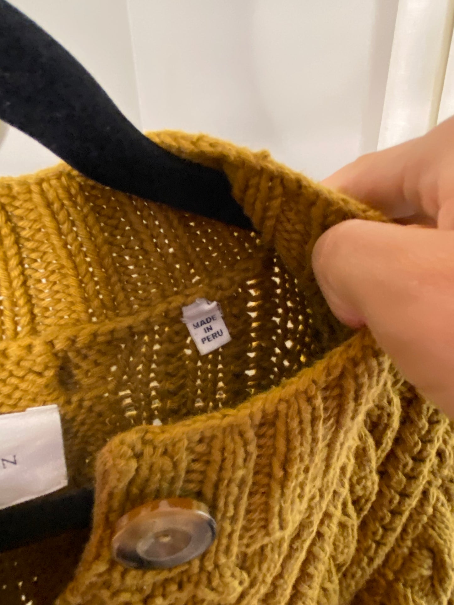 Doen Cardiff Cardigan Tabac Camel Size XS/S