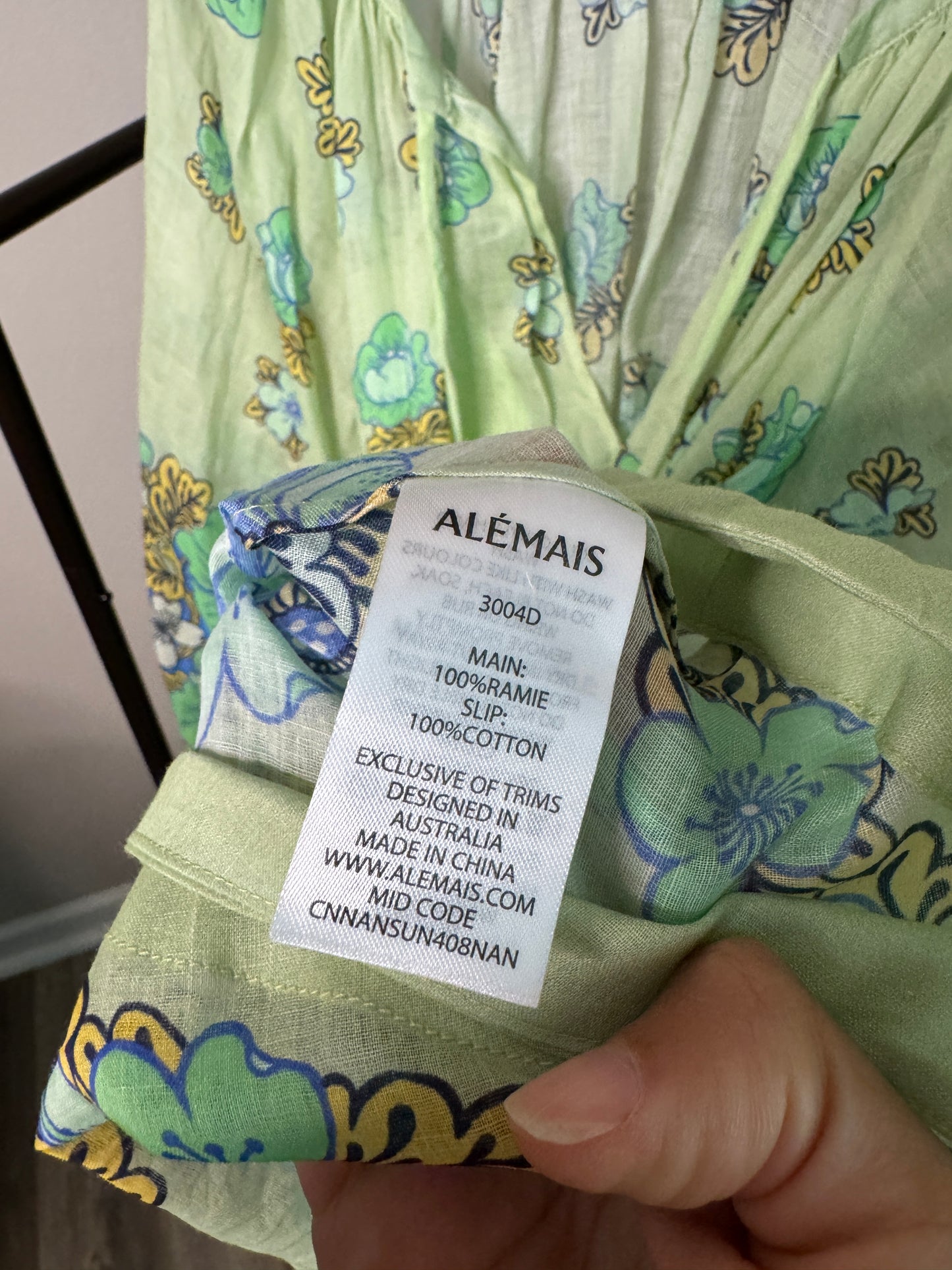 ALEMAIS Velma Mini Dress size US 6
