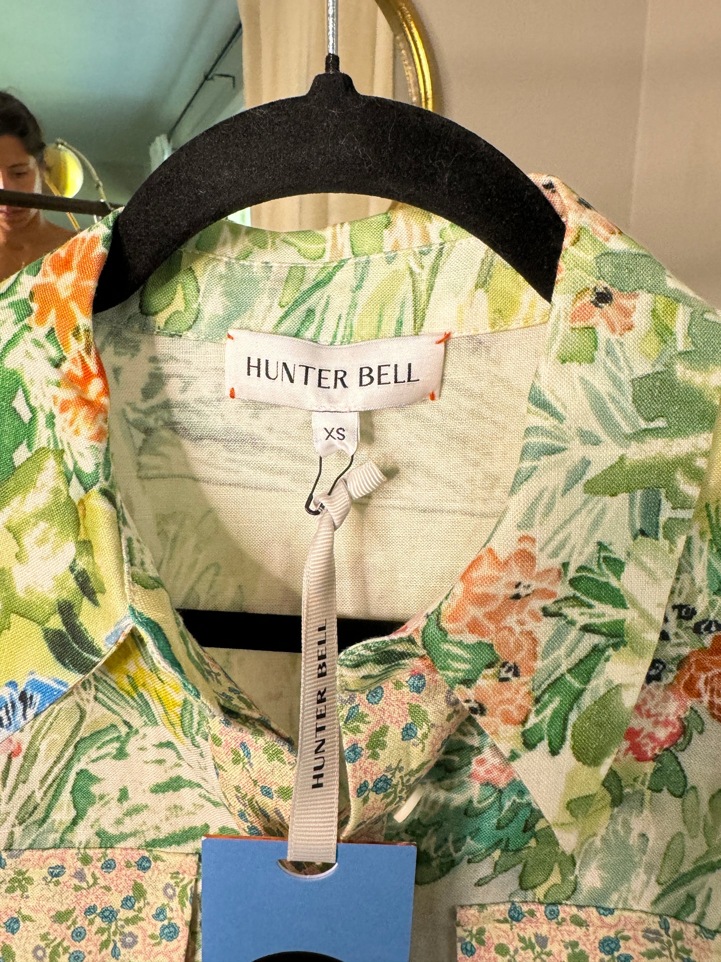 HUNTER BELL Hawkins Top Garden Party size XS