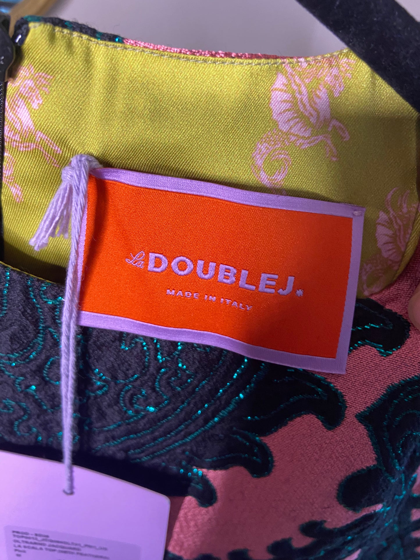 La Double J La Scala Feather Top size M