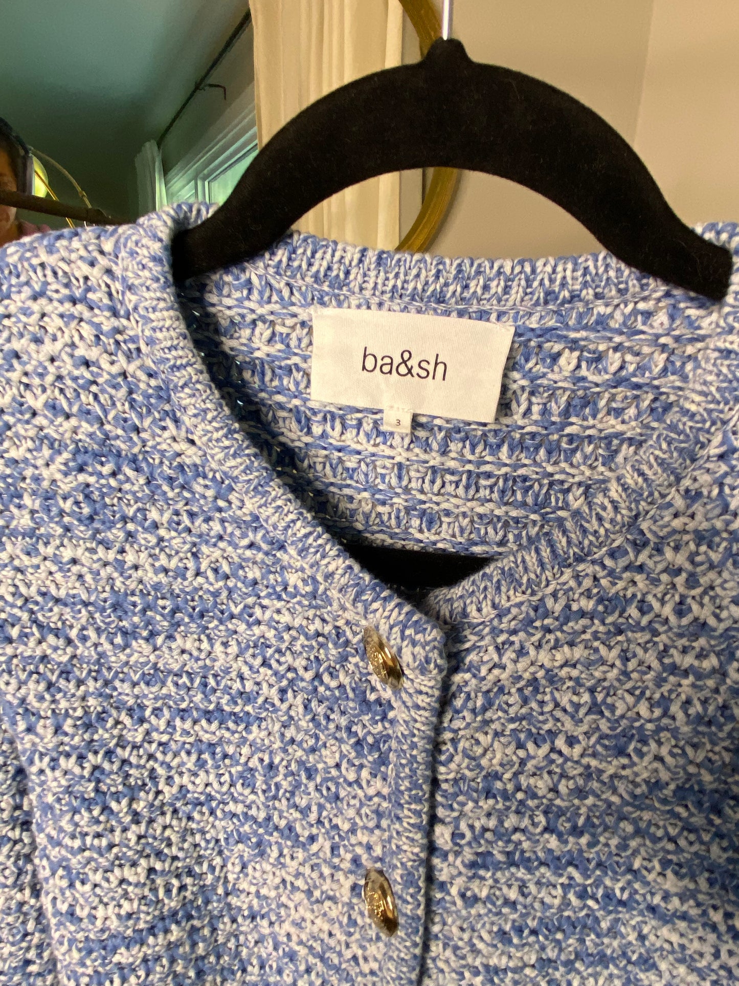 Ba&sh Gaspard Cardigan Jacket size L