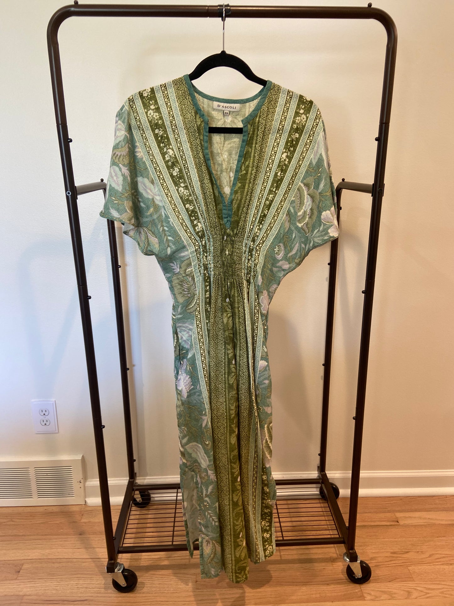 D'Ascoli Printed Midi Dress size XS