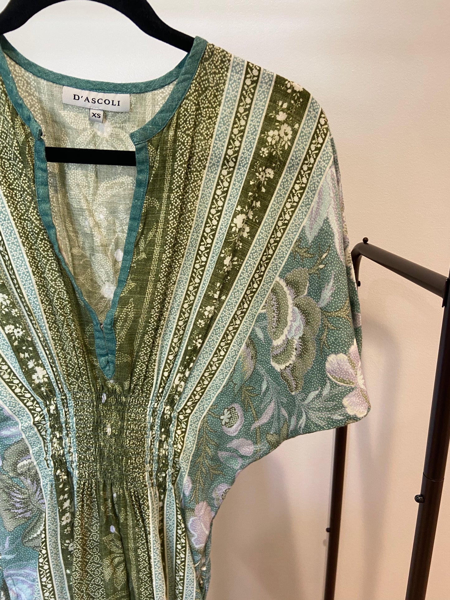 D'Ascoli Printed Midi Dress size XS