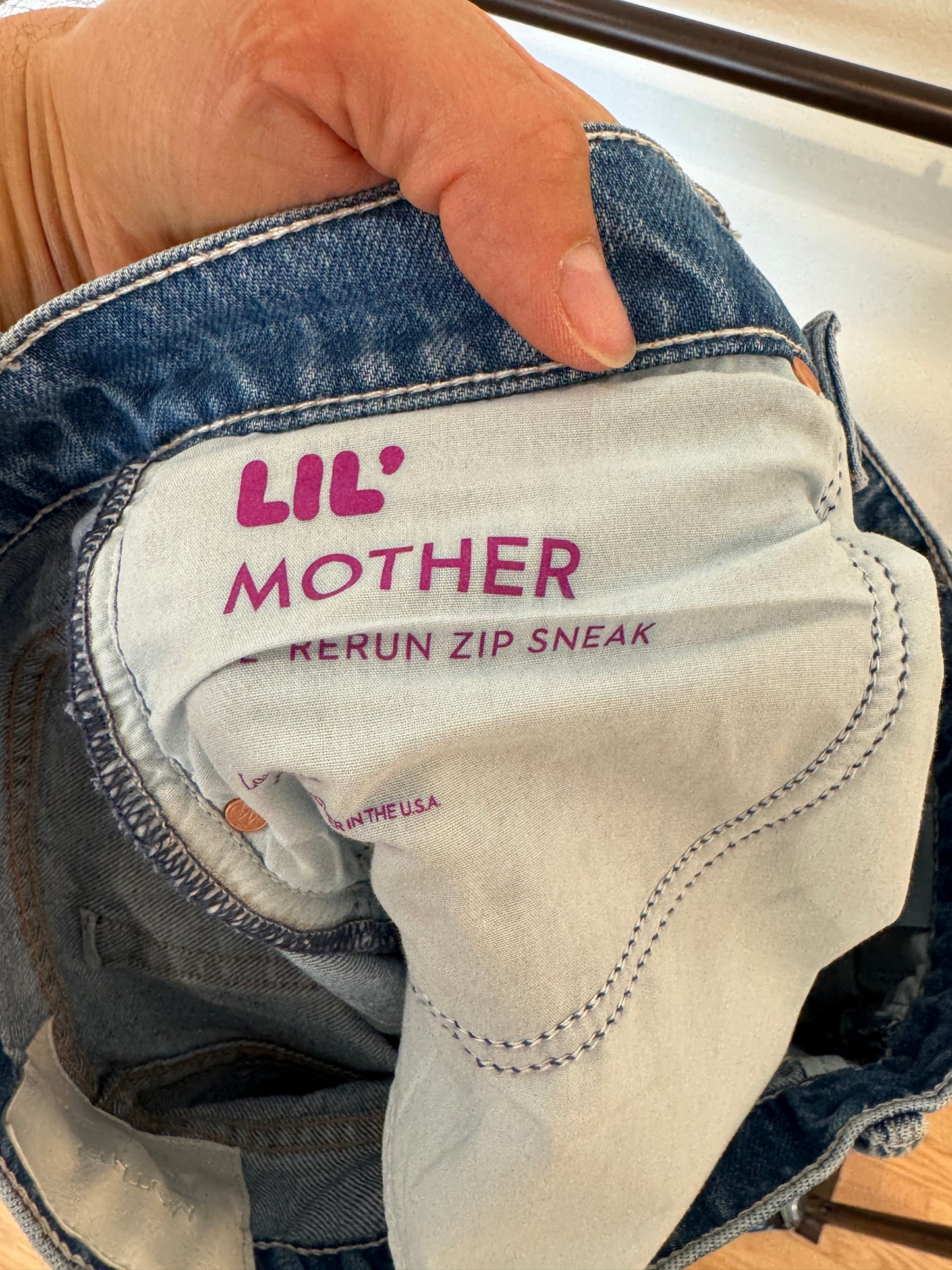 Mother The Lil Rerun Zip Sneak in Last Bite size 28