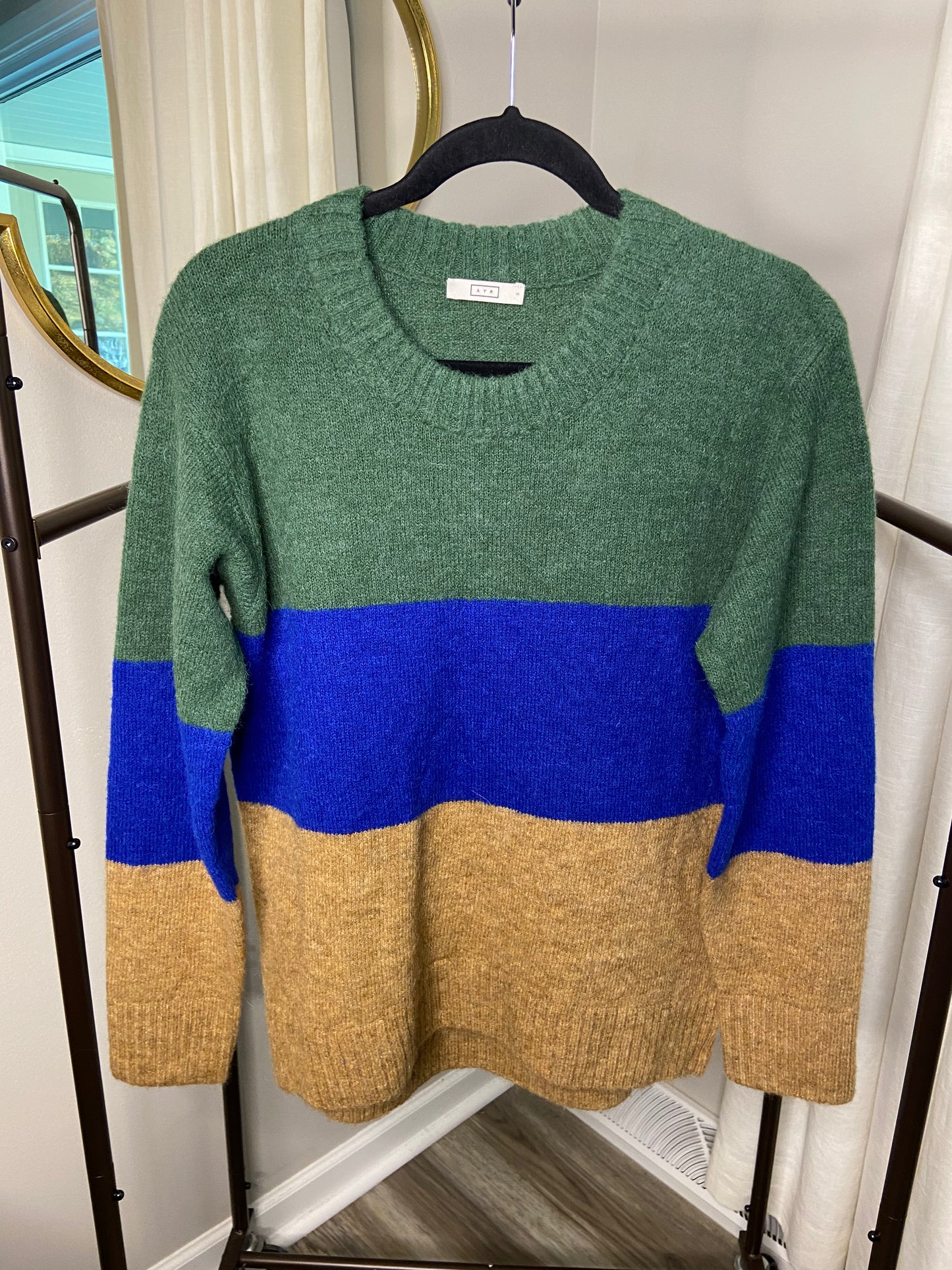 AYR The Kick Back Crew Sweater size S