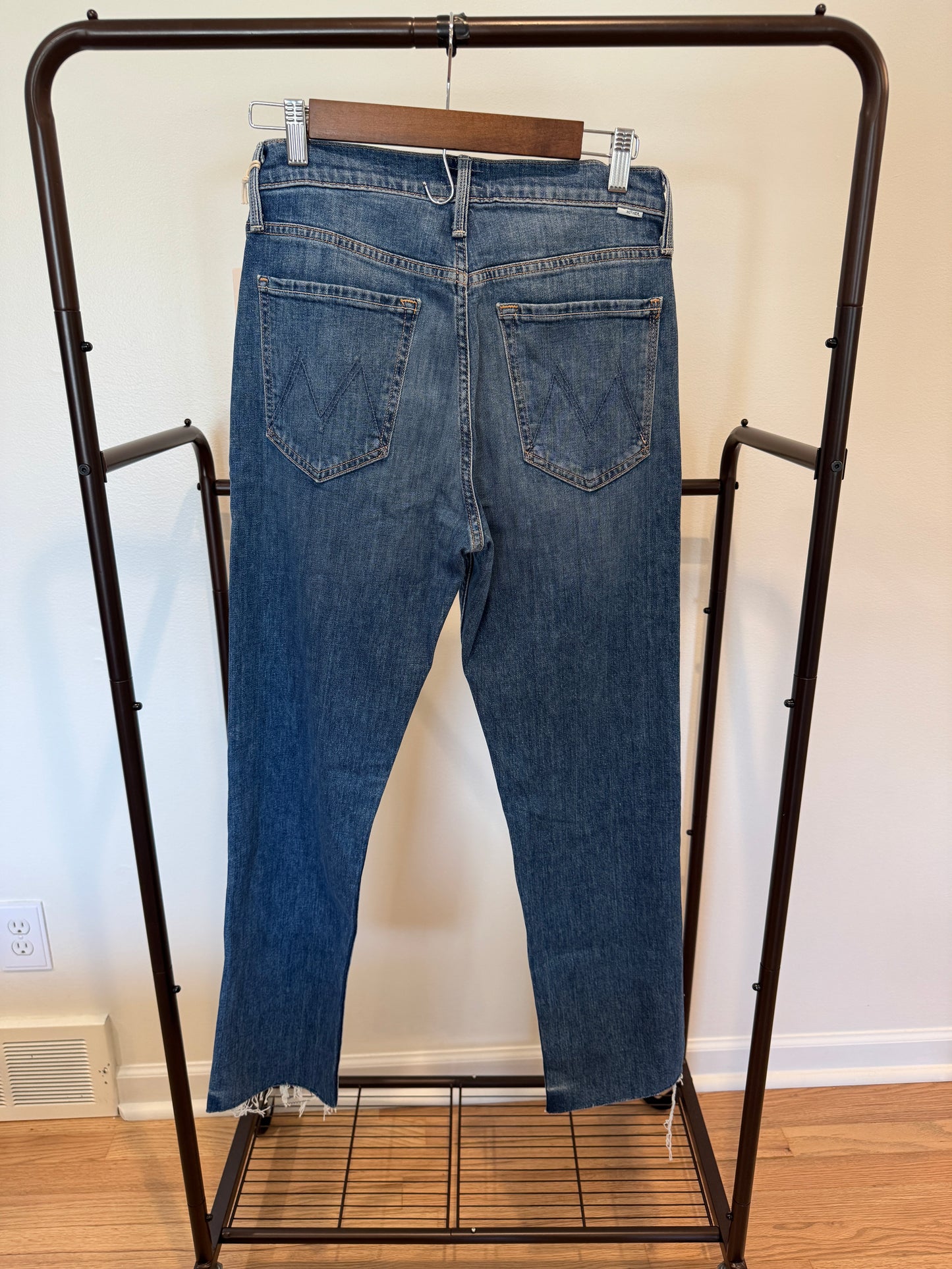 Mother The Tomcat Ankle Fray in Globe Trotter size 28
