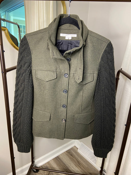 Veronica Beard Arshia Mixed-Media Jacket size 6