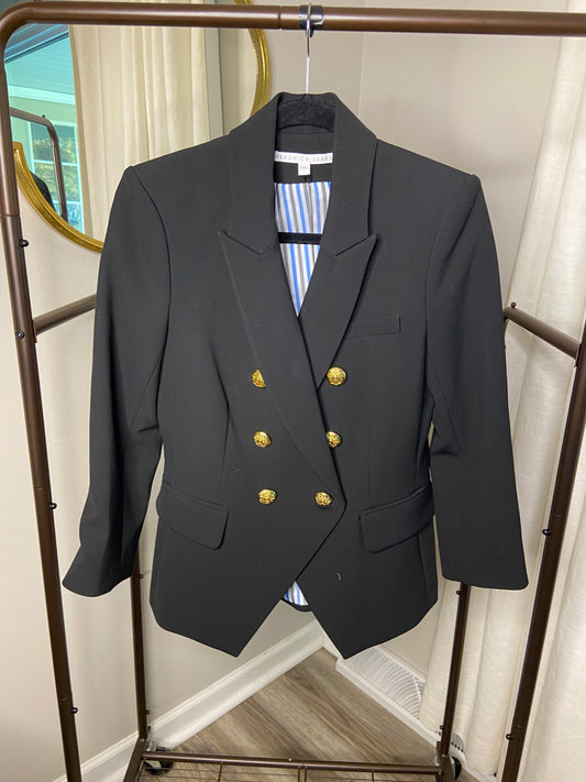 Veronica Beard Empire Dickey Double Breasted Jacket size 4