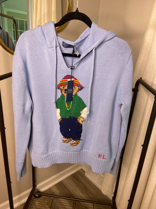 Polo Ralph Lauren Bear Sweater Hoodie size M