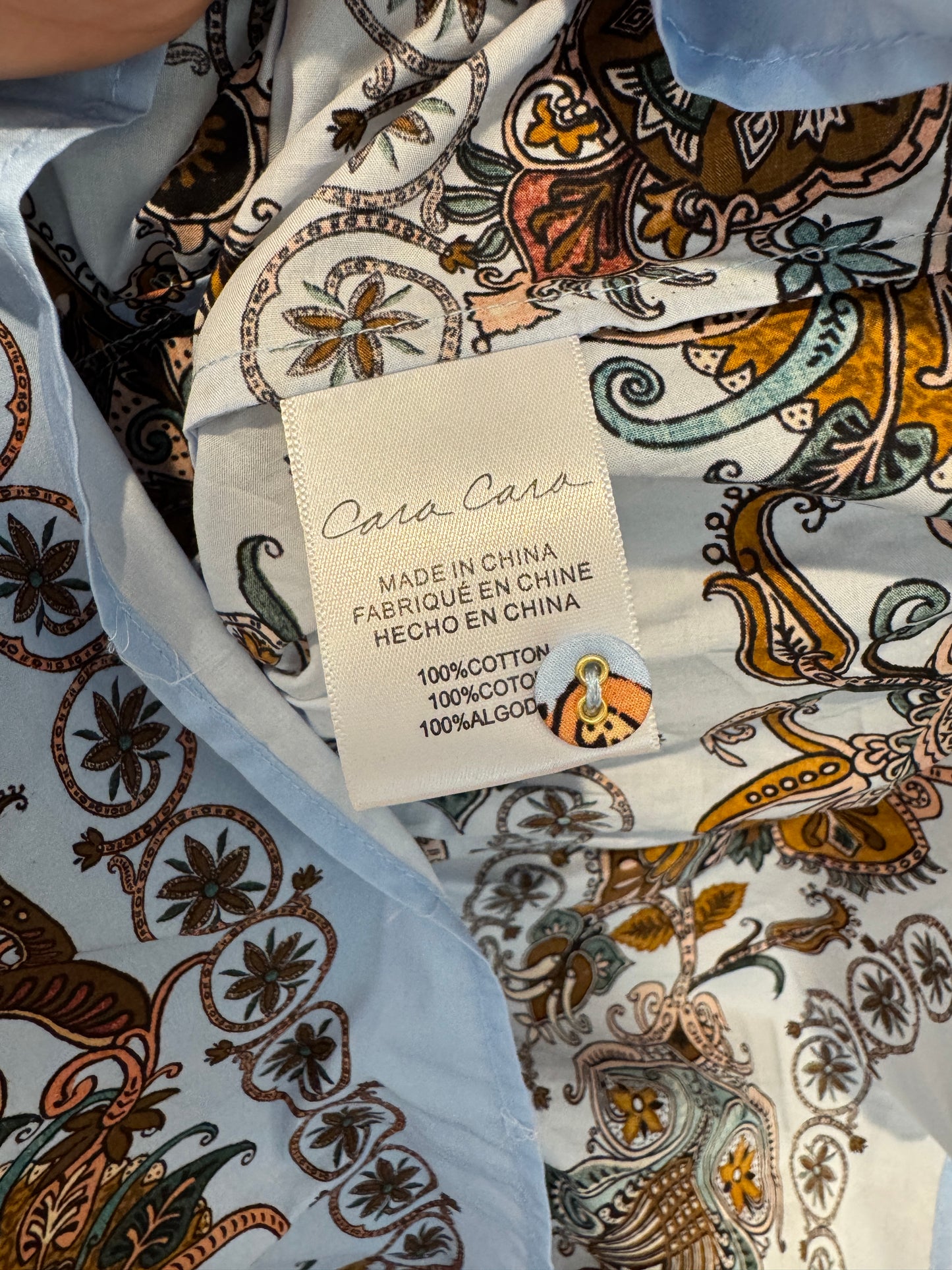 Cara Cara Robin Mini Dress in Marcel Blue size S