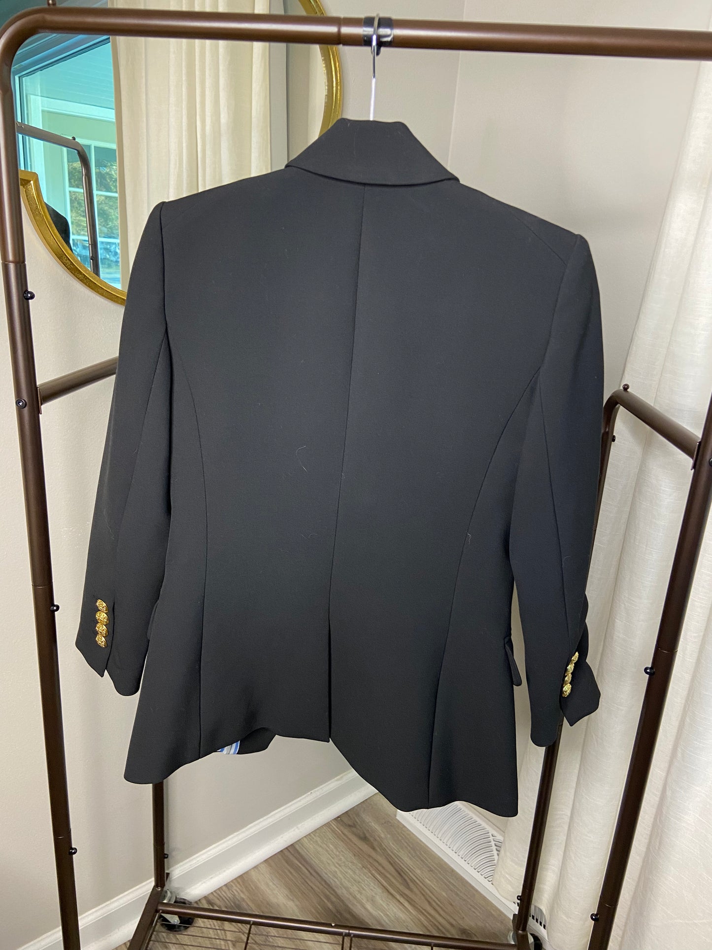 Veronica Beard Empire Dickey Double Breasted Jacket size 4