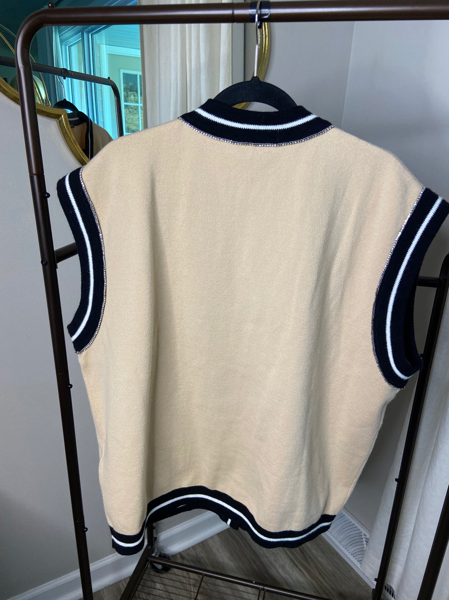 Maje Marshelli Oversized Sleeveless Cardigan size M