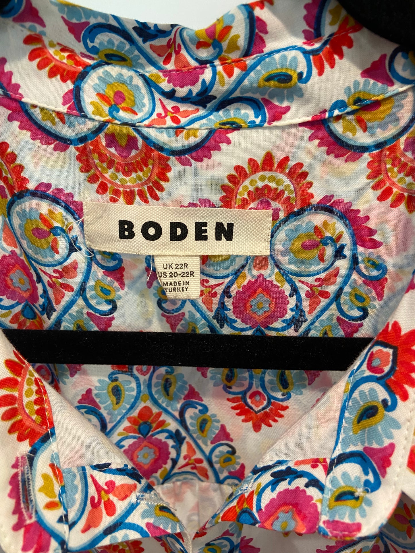 Boden Flo Cotton Midi Shirt Dress size 20-22