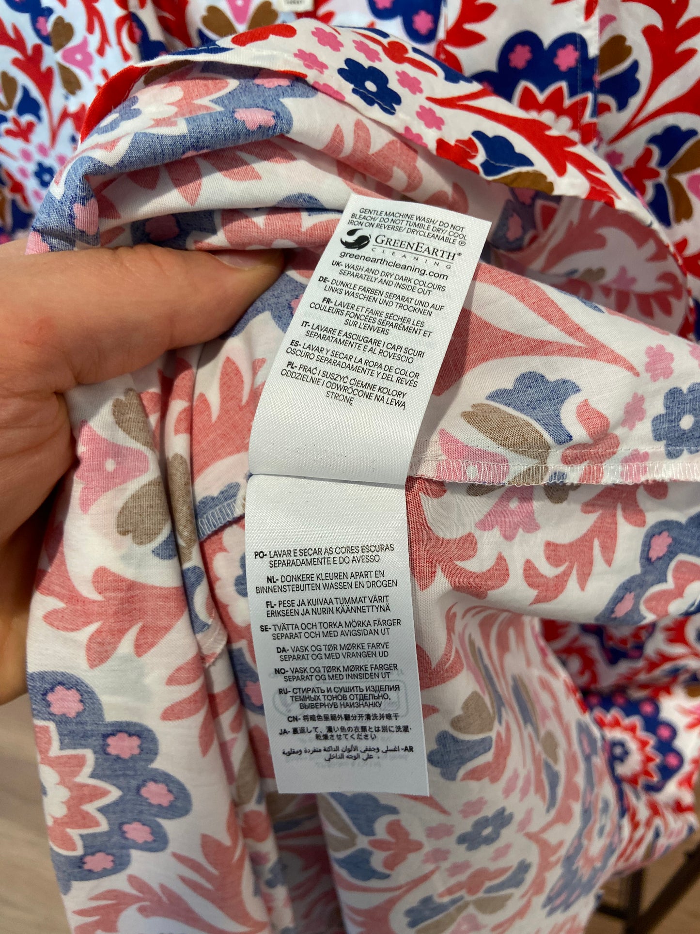Boden Amy Cotton Midi Shirt Dress size 20-22