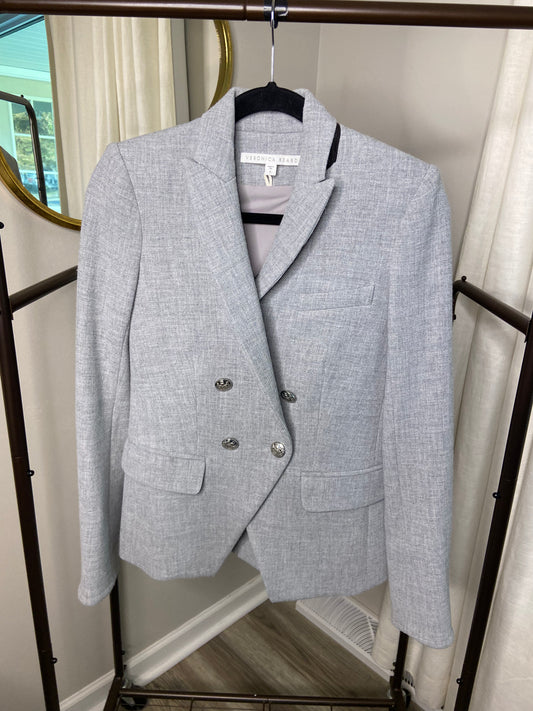 Veronica Beard Daytona Grey Double Breasted Blazer size 0