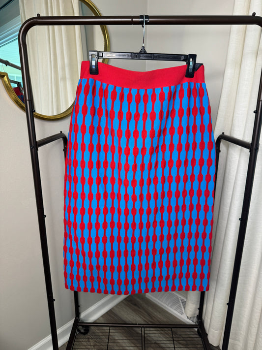 Tory Burch Bubble Stripe Skirt size XL