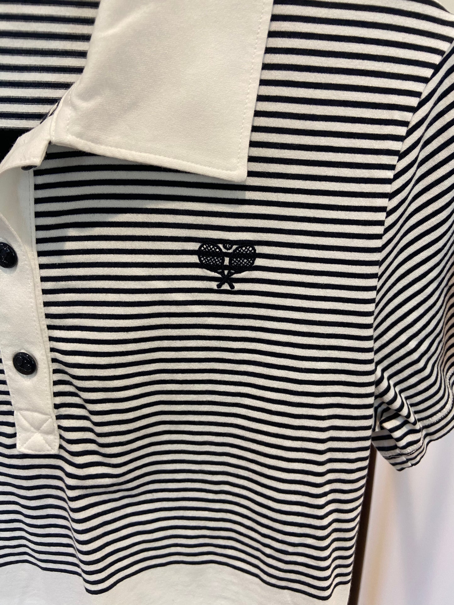 Frame The Tennis Drawstring Silk Skirt and The Tennis Polo size XS / M