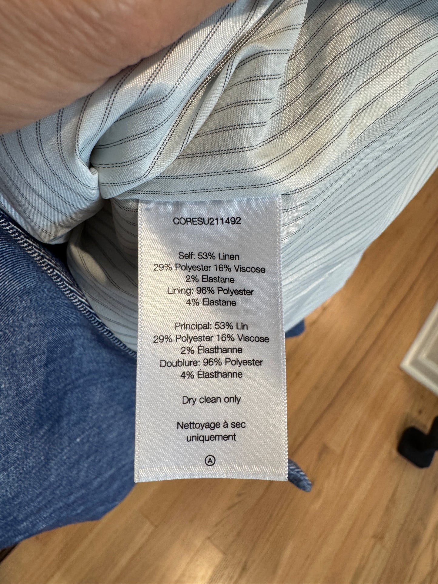 Veronica Beard Miller Dickey Jacket in Blue Melange size 6