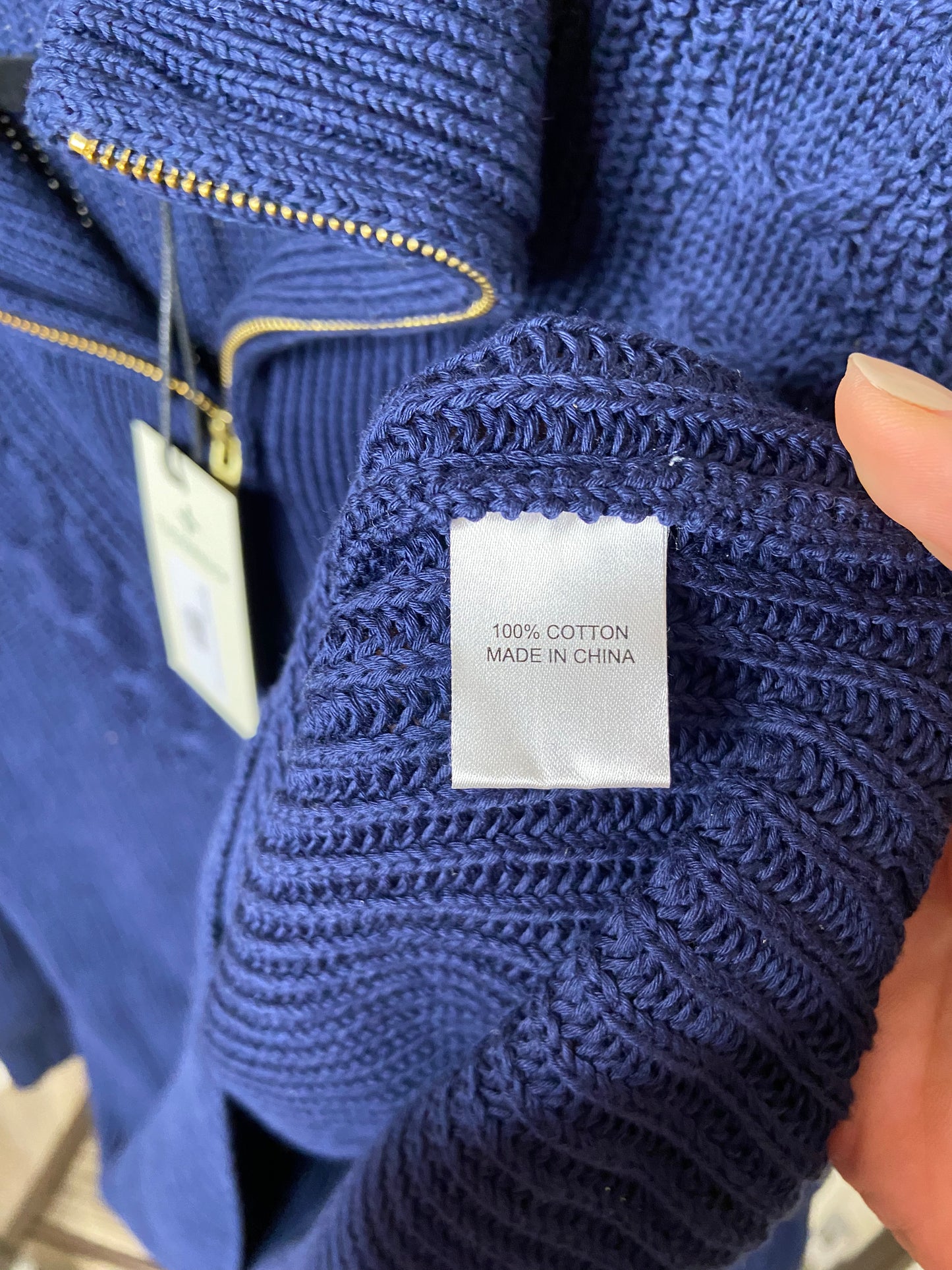 Tuckernuck Estella Quarter Zip Sweater size XL
