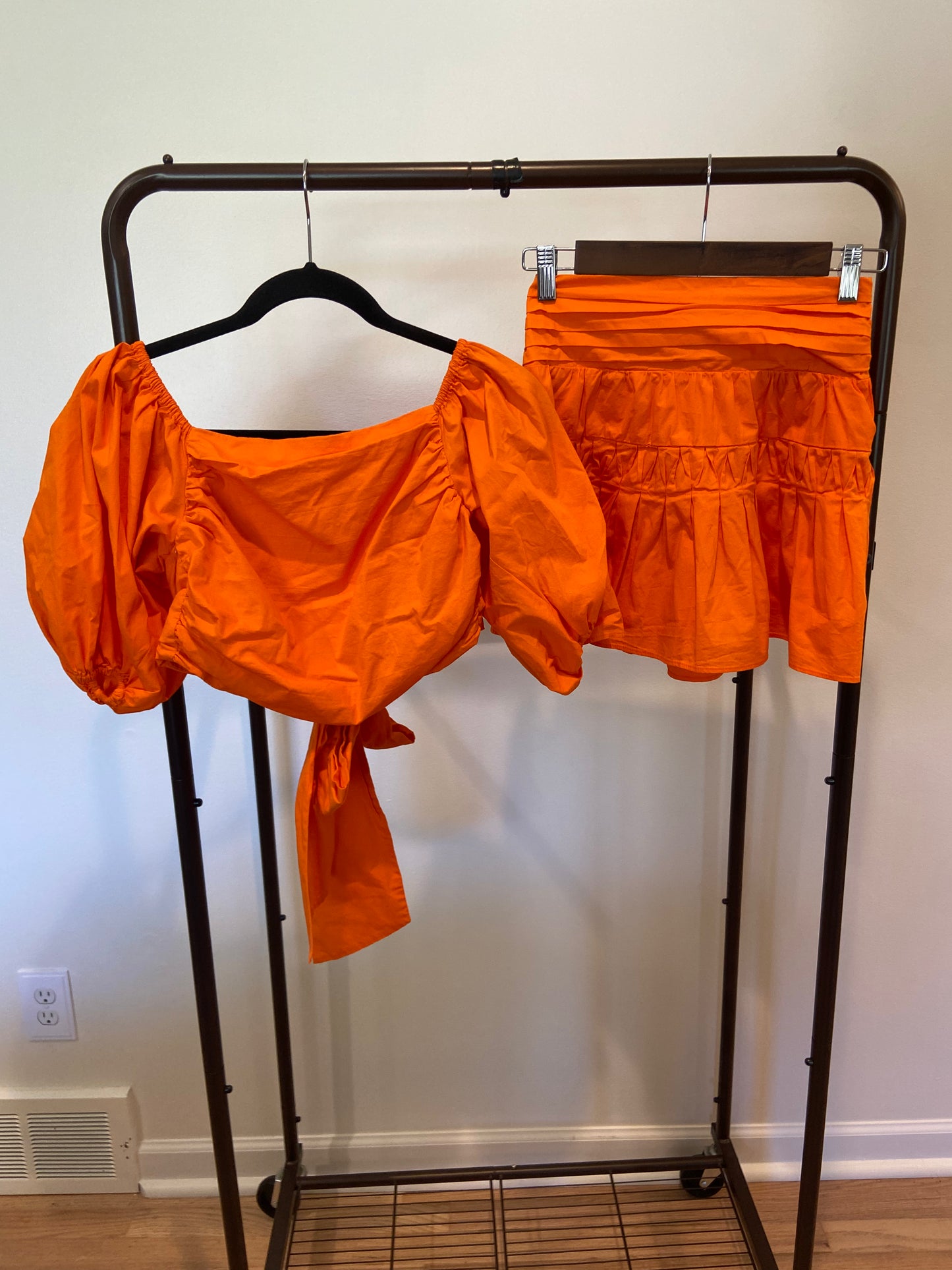 Ramy Brook Parker Crop Top and Kimmy Skirt size S