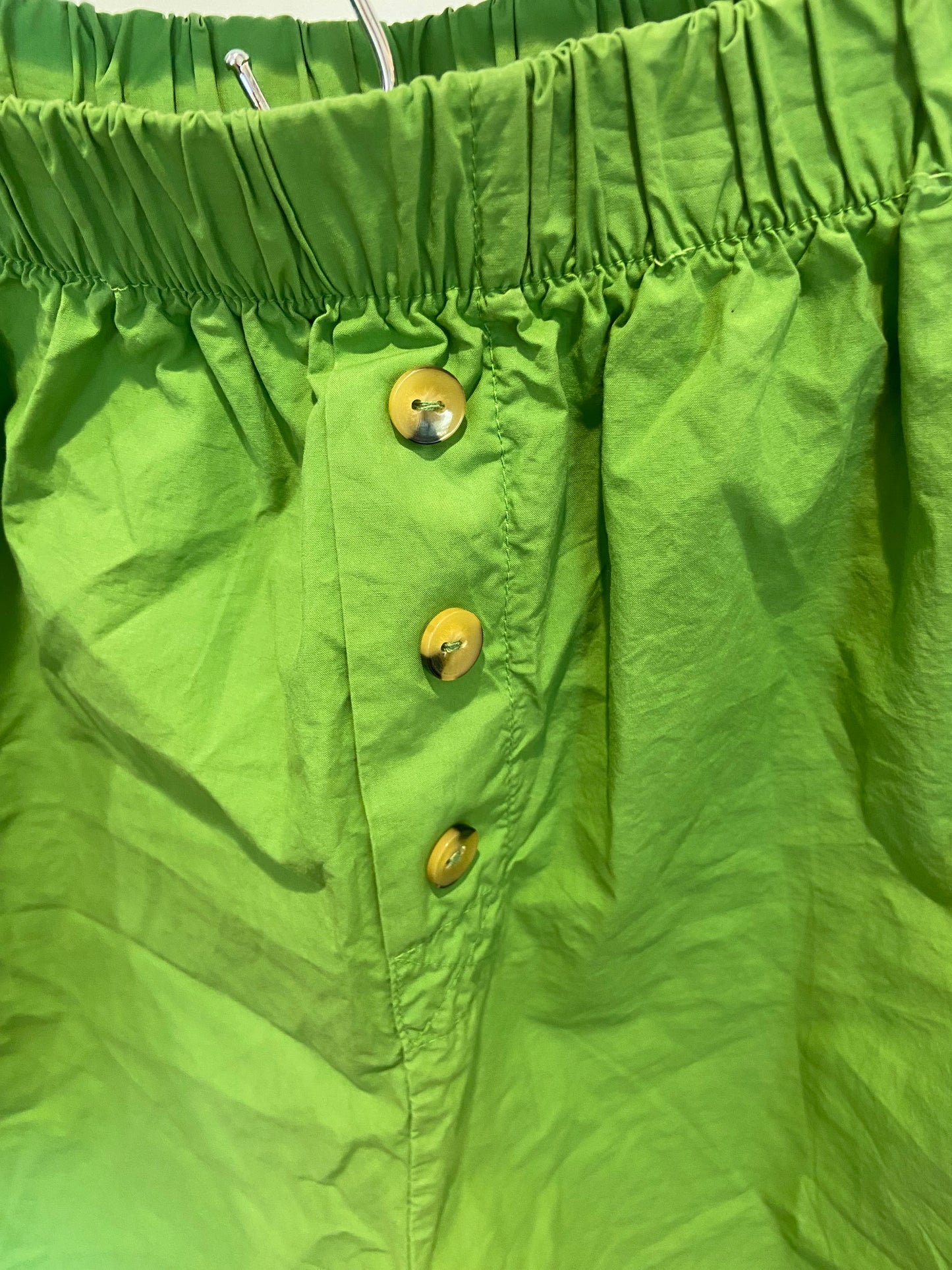 Donni Pop Shirt In Matcha with Matching Shorts size S