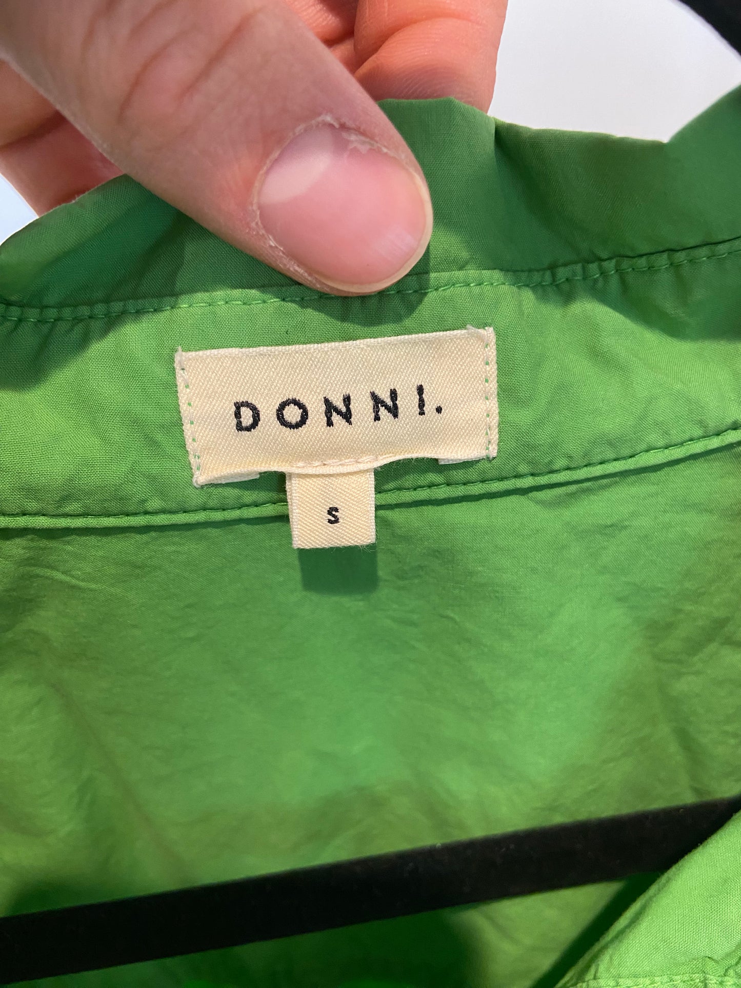 Donni Pop Shirt In Matcha with Matching Shorts size S