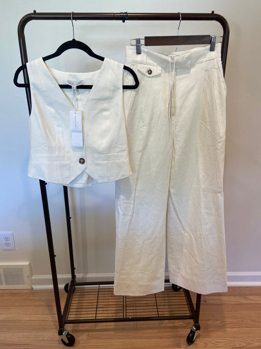 Shona Joy High Waisted tailored Pant with Fitted Vest Size 6 / 8