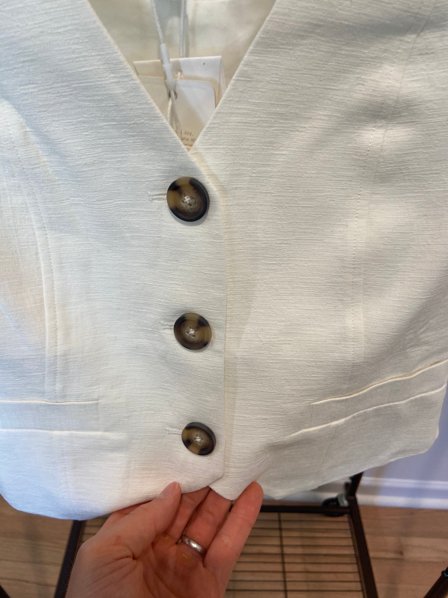 Shona Joy High Waisted tailored Pant with Fitted Vest Size 6 / 8