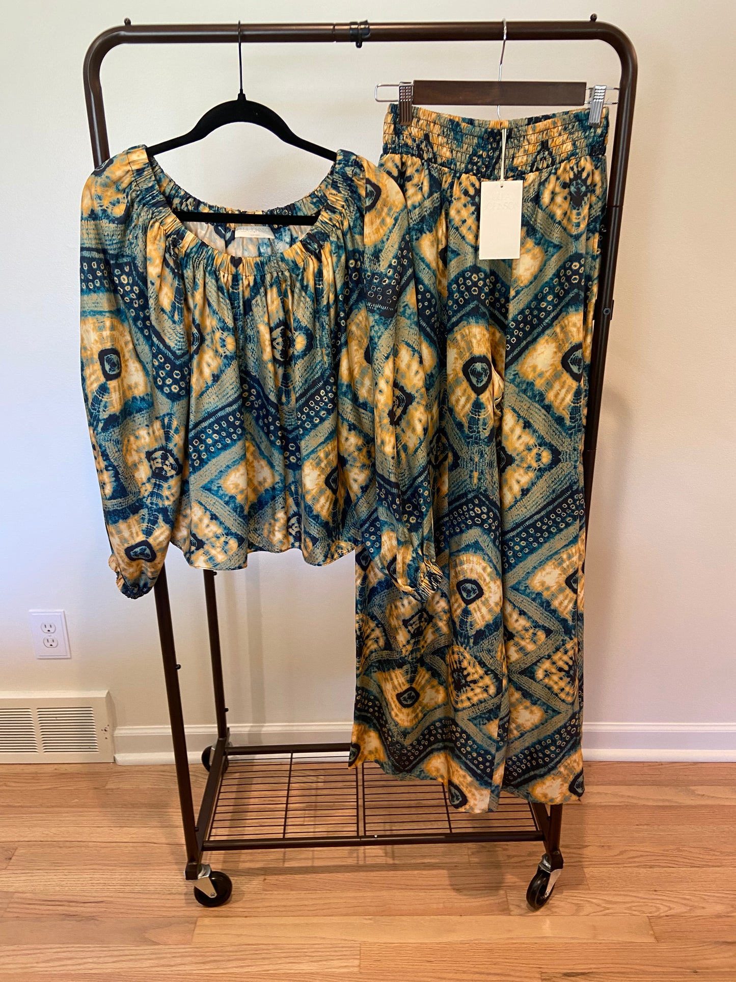 Ulla Johnson Clemence Pants with Nadya Top Silk size 0 / 2