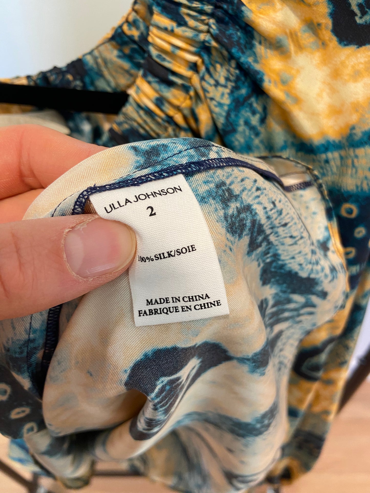 Ulla Johnson Clemence Pants with Nadya Top Silk size 0 / 2