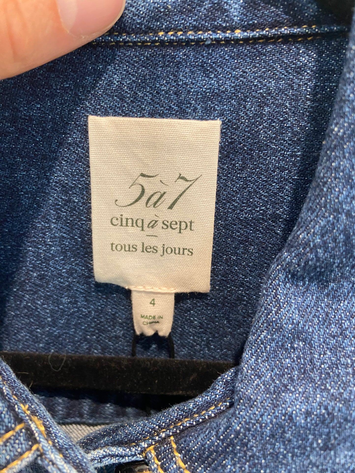 Cinq a Sept Clea Denim Dress Oceane size 4
