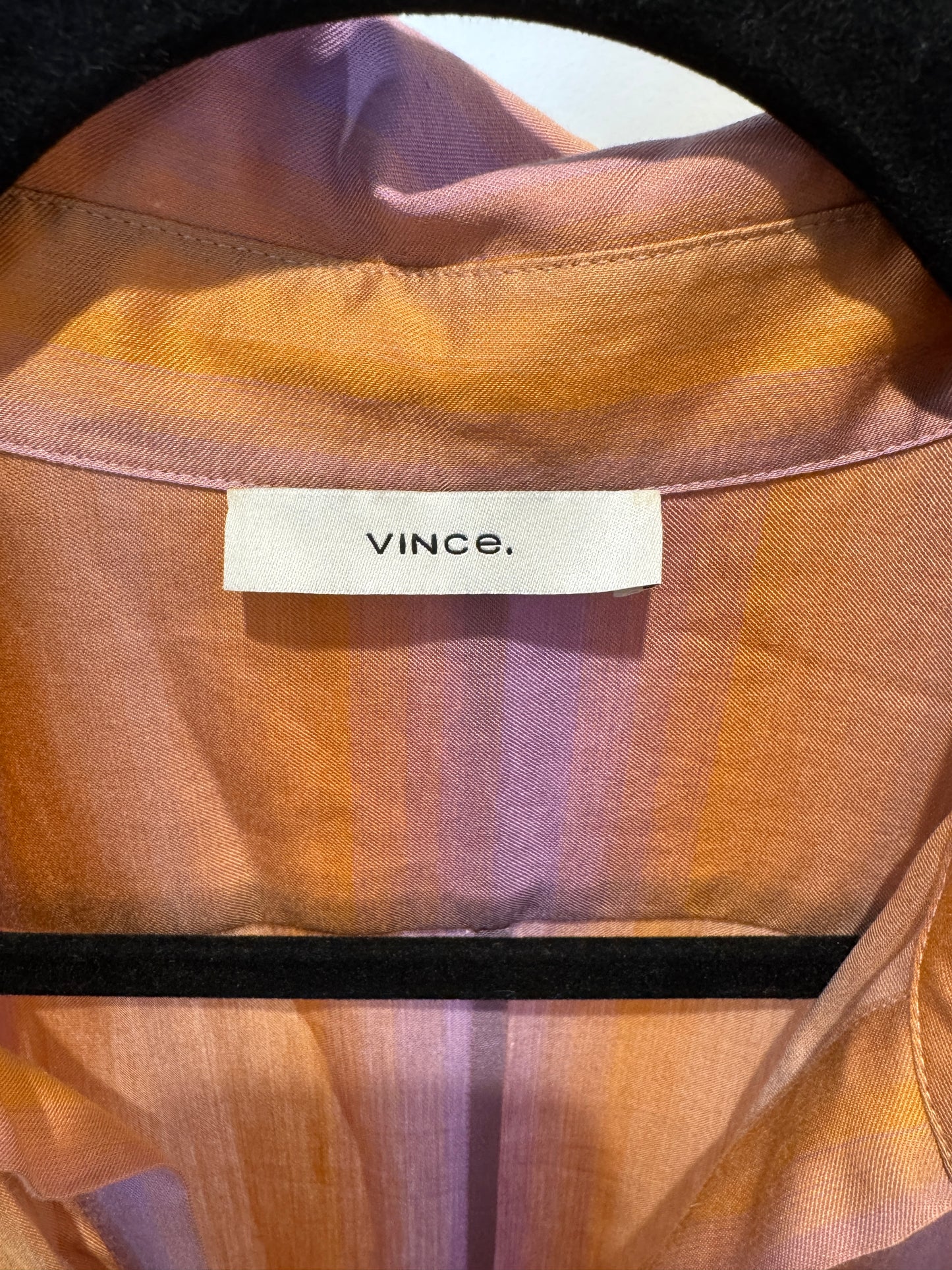 Vince Ombre Longsleeve Shirt Dress size 4