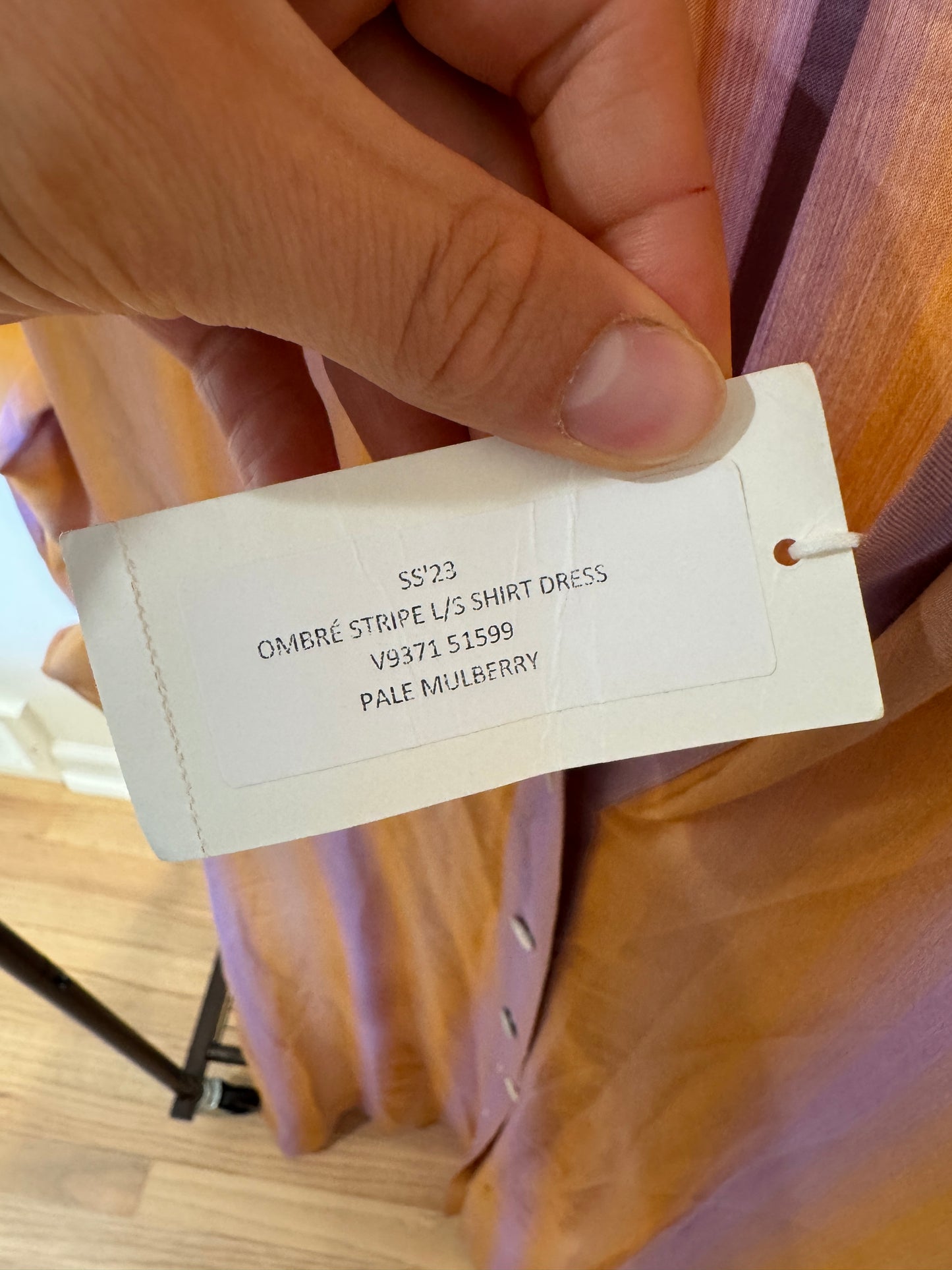 Vince Ombre Longsleeve Shirt Dress size 4