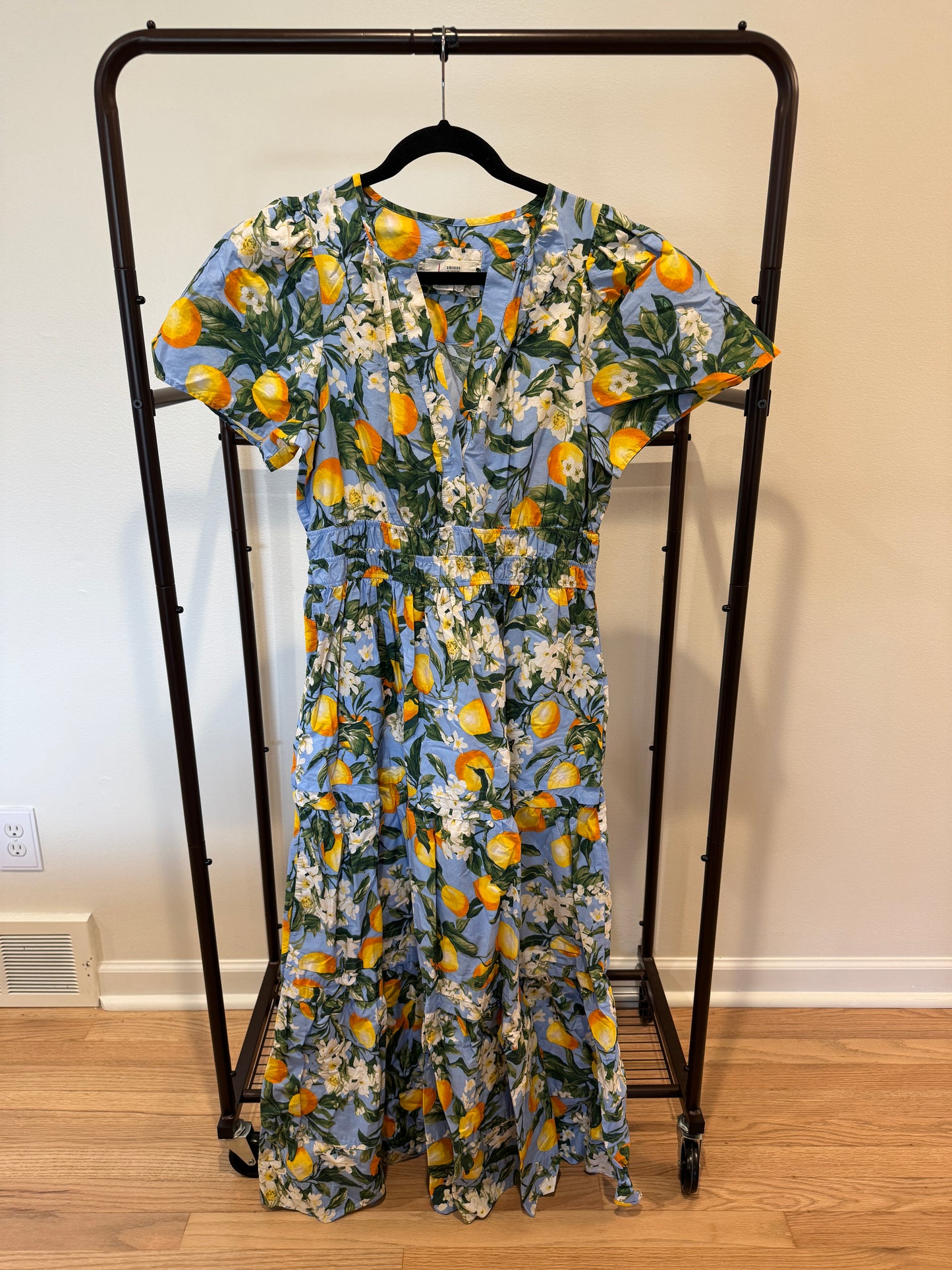 Anthropologie Somerset Maxi Dress Iris Blue size M