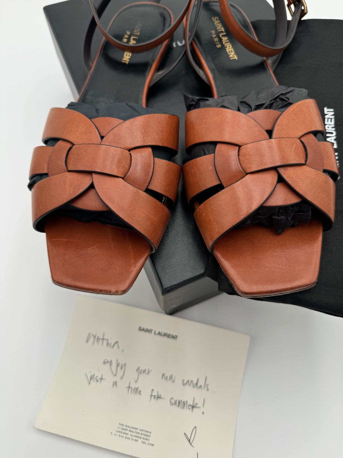 YVES SAINT LAURENT Tribute Sandals size 41
