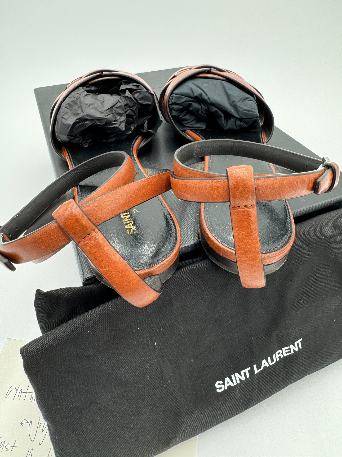 YVES SAINT LAURENT Tribute Sandals size 41