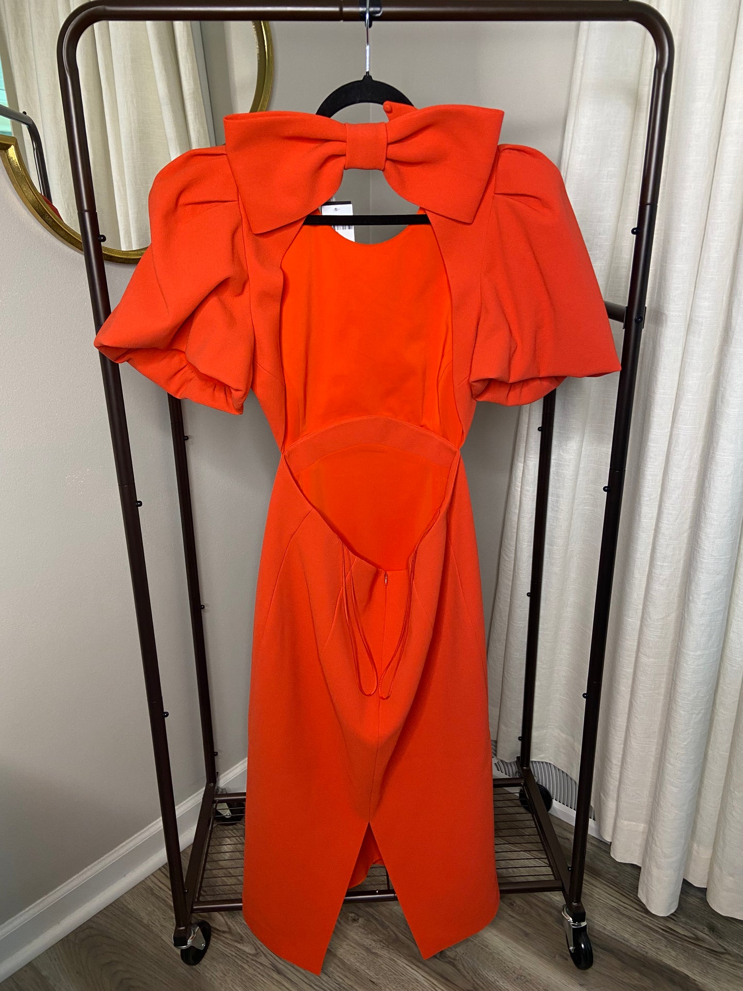 Rebecca Vallance Ally Bow Cut Out Dress size 10