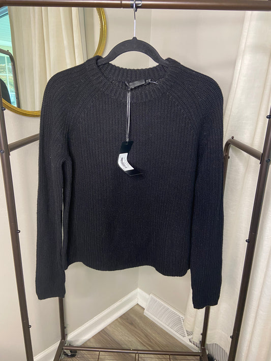 Jenni Kayne Black Cashmere Fisherman Sweater size S