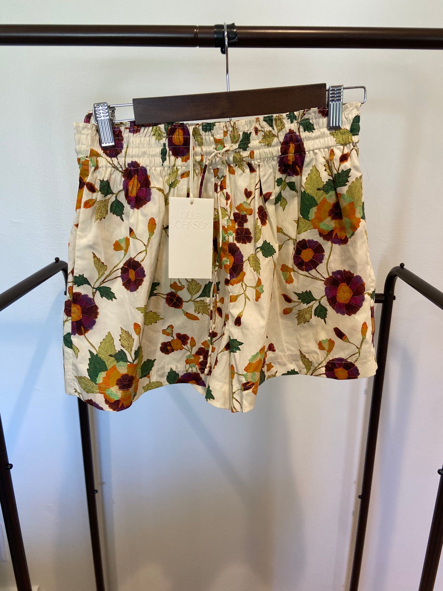 Ulla Johnson Zoe Top and Marn Shorts in White Iris size 4 / 6