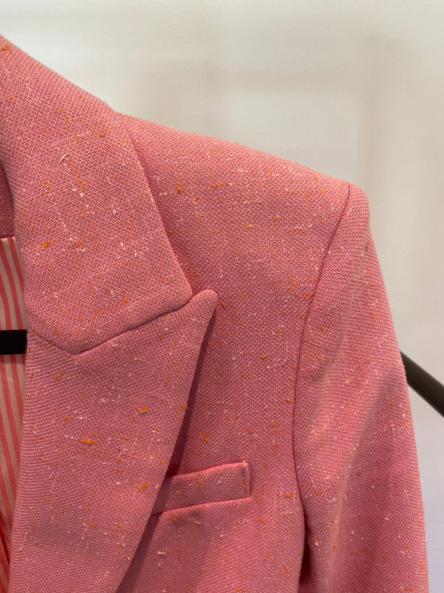 Veronica Beard Speckled Pink Hosanna Dickey Jacket Blazer size 4