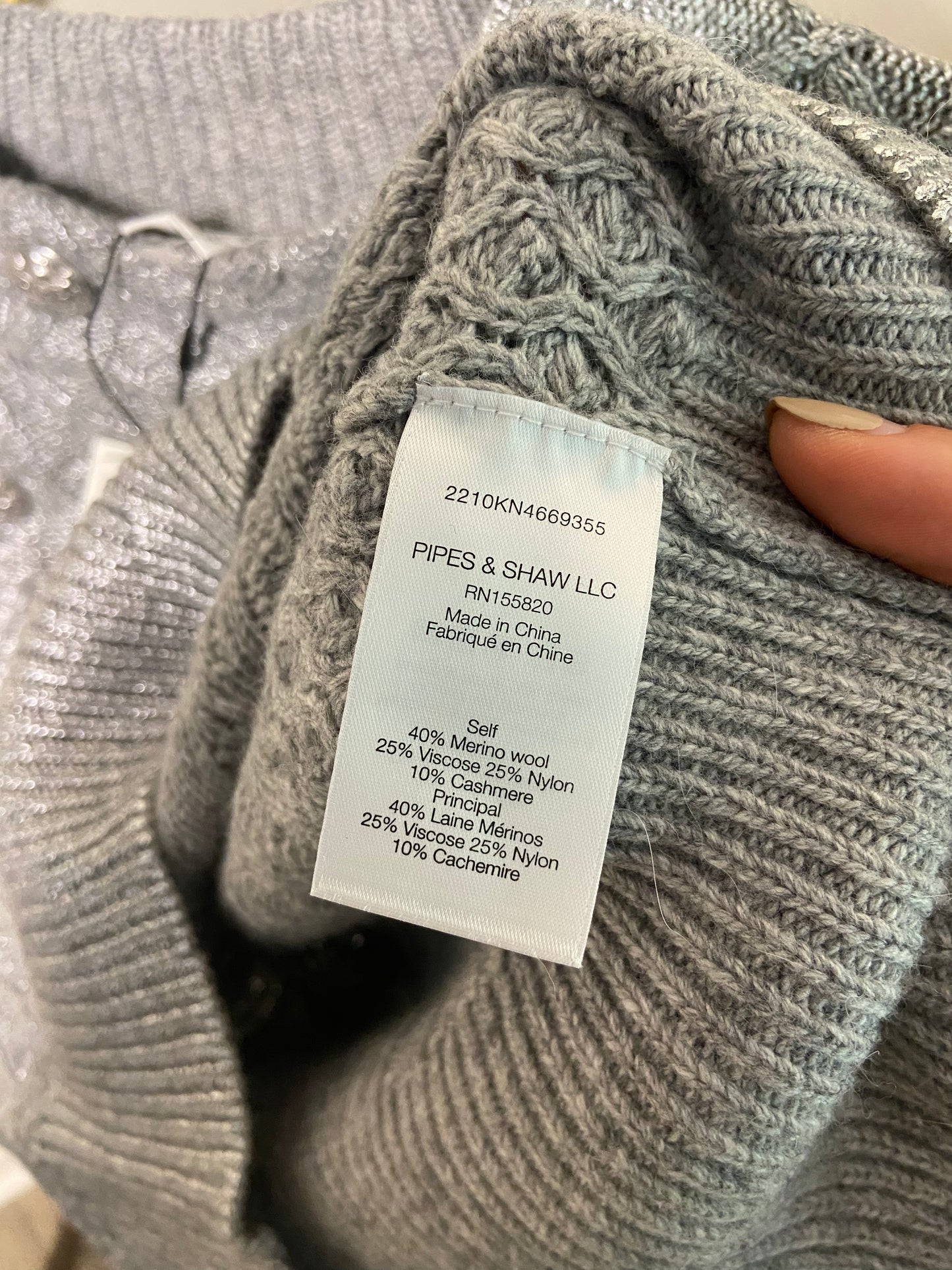 Veronica Beard Grady Merino Wool Blend Sweater size XS
