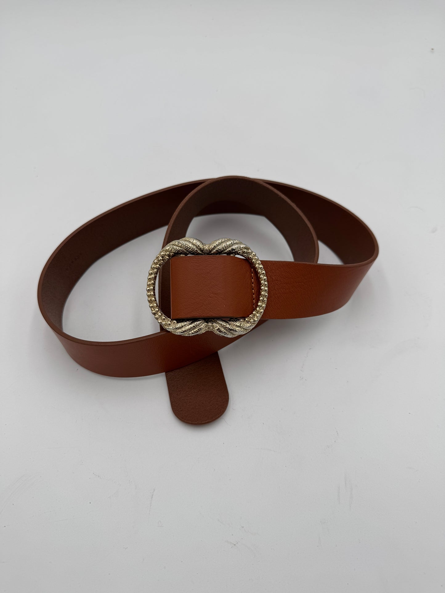 Sezane Artemis Belt in Natural Heritage Leather size 90